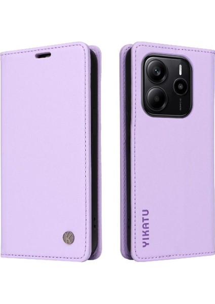 Xiaomi Redmi Note 14 4g Için Flip Case ve Işlevsellik Faux Deri Standı (Yurt Dışından)