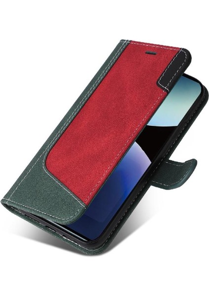 Xiaomi Redmi Not Için Flip Case 14 Pro 4g Yüksek Kalite Benzersiz Patchwork Pu (Yurt Dışından)