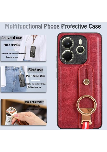 Şişe Açacağı Uyumluluk Toka ile Xiaomi Redmi Note 14 4g Için Kılıf (Yurt Dışından)
