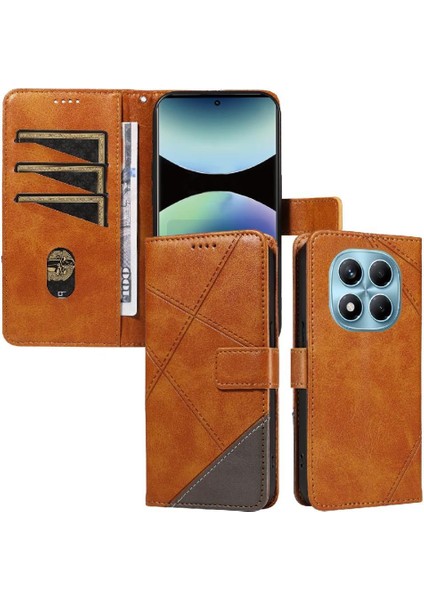 Xiaomi Redmi Not 14 Pro Için Flip Case 4g Deri Telefon Koruma Kılıfı (Yurt Dışından)
