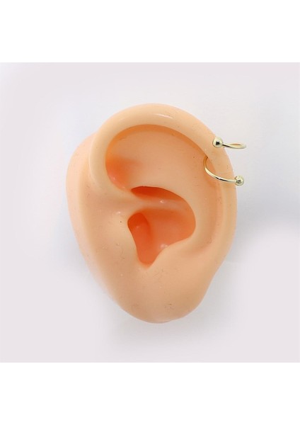 14 Ayar Altın Minimal Halka Piercing