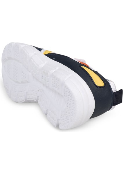 Erkek Çocuk Spor Ayakkabı 22-25 Numara Beyaz-Sarı indirimleri