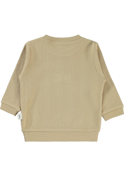 Erkek Bebek Sweatshirt 6-18 Ay Sütlükahve fiyatları