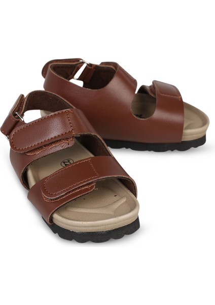 Erkek Çocuk Sandalet 22-26 Numara Taba