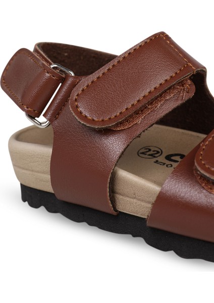 Erkek Çocuk Sandalet 22-26 Numara Taba