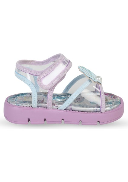 Kız Çocuk Sandalet 22-26 Numara Lila