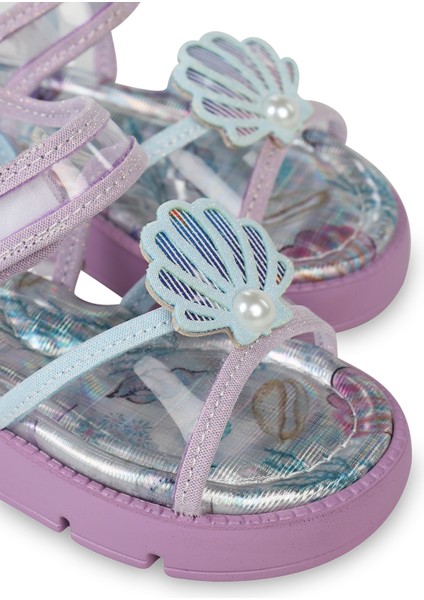 Kız Çocuk Sandalet 22-26 Numara Lila modelleri