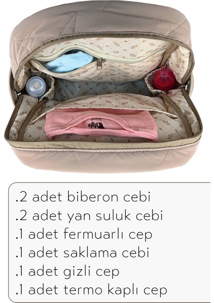 Powder Anne Bebek Bakım ve Kadın Çantası Bej fırsatları