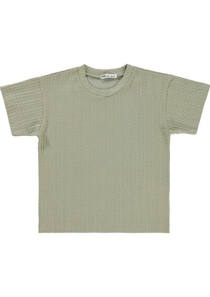 Erkek Çocuk Tişört 6-9 Yaş Haki