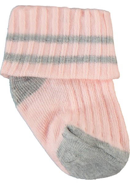 Kız Bebek 3'lü Çorap Set 0-24 Ay Pembe