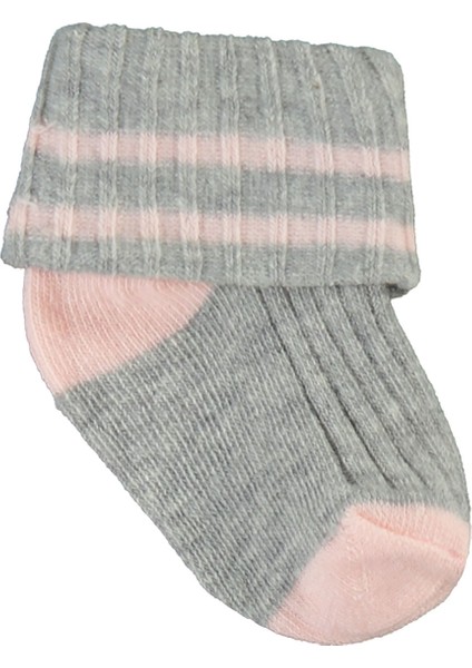 Kız Bebek 3'lü Çorap Set 0-24 Ay Pembe