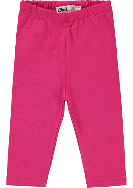 Civil Baby Kız Bebek Tayt 6-18 Ay Fuşya