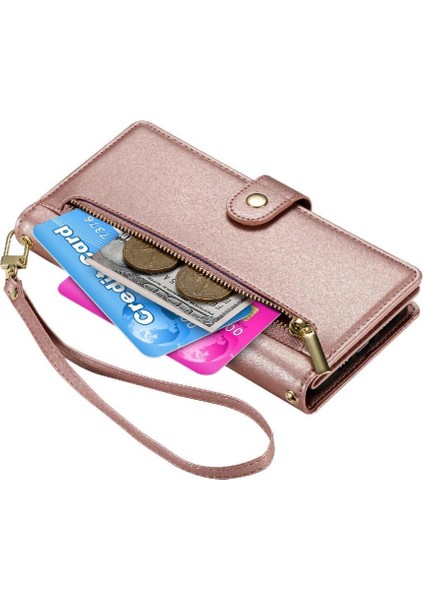 Xiaomi Poco F7 Pro Iş Crossbody Kayış Standı Cüzdan Için Flip Case (Yurt Dışından)