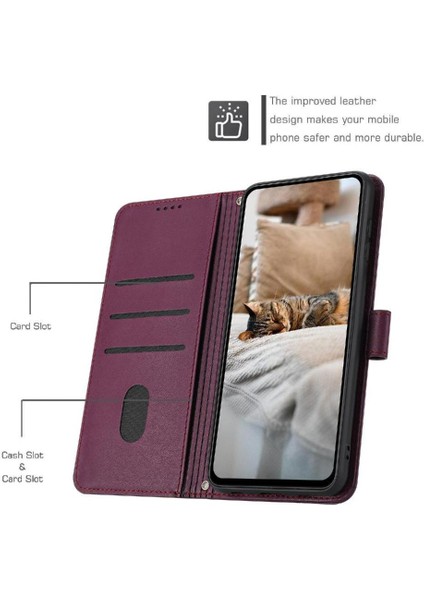 Xiaomi Poco F7 Pro Sevimli Kedi Kart Tutucu Kickstand Pu Için Flip Case (Yurt Dışından) fiyatları