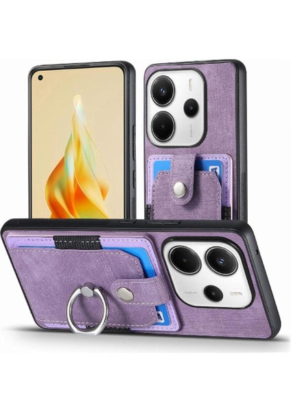 Xiaomi Redmi Note 14 4g Manyetik Araç Montaj Standı Halka Tutucu Crad Için Kılıf (Yurt Dışından)