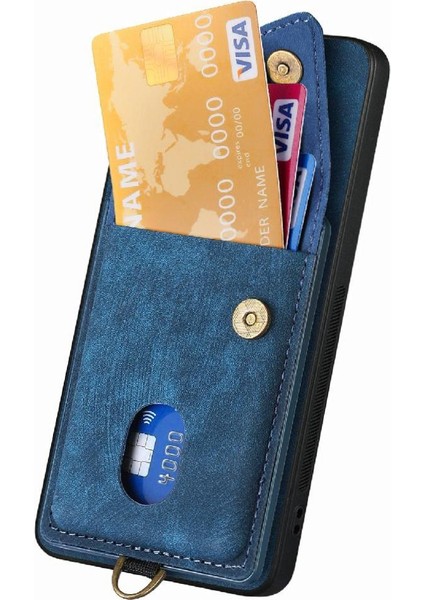 Xiaomi Redmi Note 14 4g Çok Fonksiyonlu Premium Deri Kordon Için Kılıf (Yurt Dışından)