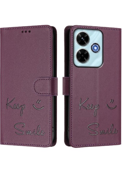 Xiaomi Poco M6 4g Kart Tutucu Cüzdan Kapak Kapak Rfıd Engelleme Pu Için Kılıf (Yurt Dışından)