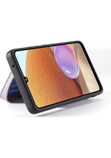 Xiaomi Poco F7 Pro Fermuar Kapatma Ayarlanabilir Kordon Standı 7 Kart (Yurt Dışından)