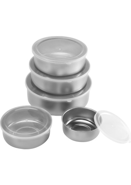 5 Adet Paslanmaz Çelik Gıda Kabı Mühürlü Crisper Saklama Öğle Yemeği Kutusu Kaseleri Kapaklı Gıda Saklama Kutusu Öğle Yemeği Kutusu Kasesi (Yurt Dışından) modelleri