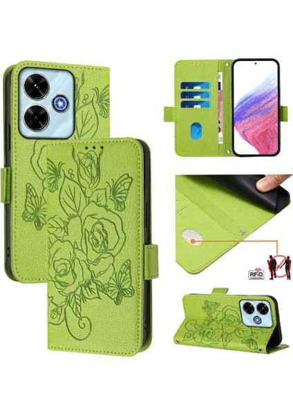 Kredi Kartı ile Xiaomi Poco M6 4g Pu Deri Manyetik Cüzdan Için Kılıf (Yurt Dışından) indirimleri