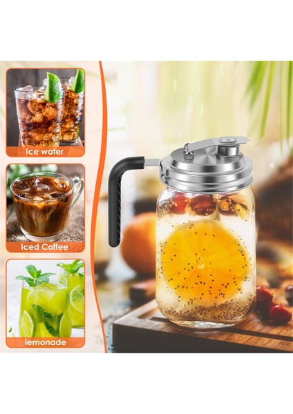 Mason Kavanoz Dökme Kapakları Saplı Geniş Ağızlı Dökme Kapakları Sızdırmaz Konserve Kavanozu Kapaklı Kapaklar (Yurt Dışından) indirimleri