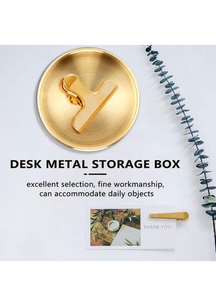 Yuvarlak Altın Tepsi, Metal Dekoratif Tepsi Makyaj Tepsisi Düzenleyici Vanity, Banyo, Elbise, Mat Pirinç Kaplama, 7.9 Inç (Yurt Dışından) modelleri