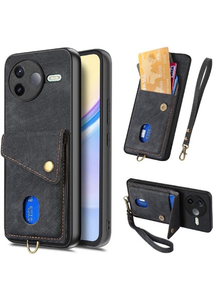 Xiaomi Poco F7 Pro Çok Fonksiyonlu Premium Deri Ayrılabilir (Yurt Dışından)