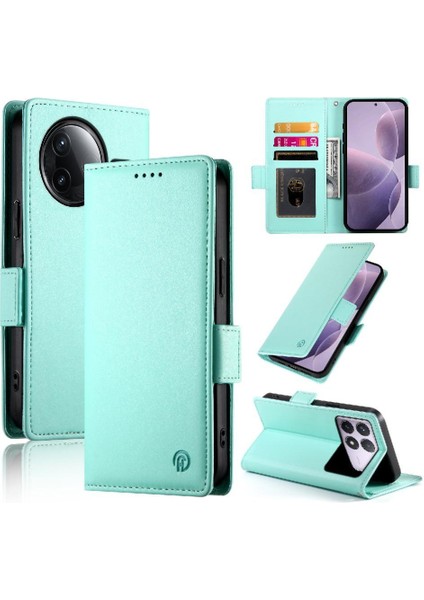 Xiaomi Poco F7 Pro Kartvizit Yuvaları Flip Case Günlük Kullanım Cüzdan (Yurt Dışından)