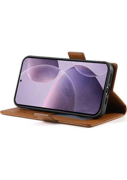 Xiaomi Poco F7 Pro Kartvizit Yuvaları Flip Case Günlük Kullanım Cüzdan (Yurt Dışından)