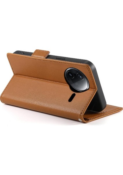 Xiaomi Poco F7 Pro Kartvizit Yuvaları Flip Case Günlük Kullanım Cüzdan (Yurt Dışından)