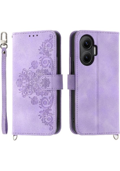 Xiaomi Poco F7 5g Çoklu Kredi Kartı Yuvaları Bileklik Için Flip Case (Yurt Dışından)