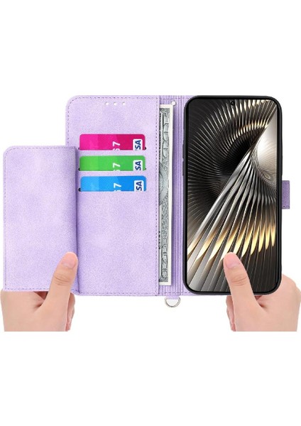 Xiaomi Poco F7 5g Çoklu Kredi Kartı Yuvaları Bileklik Için Flip Case (Yurt Dışından) modelleri
