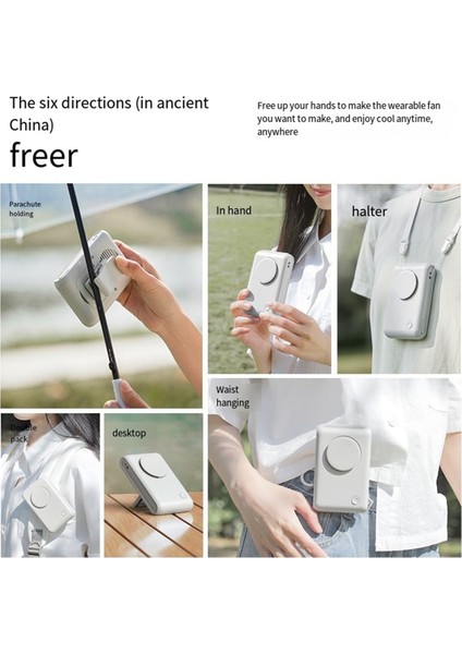 Bel Klipsli ve Boyun Askılı Tasarımlı Şarj Edilebilir Taşınabilir Vantilatör, Kamp, Açık Hava Aktiviteleri Için Eller Serbest Soğutma (Yurt Dışından) fırsatları