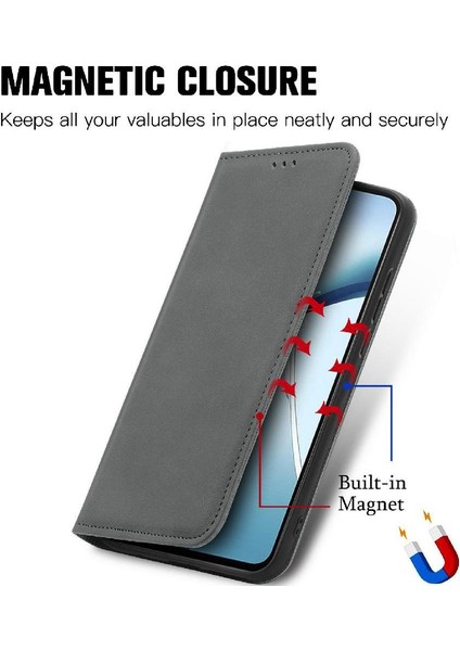 Xiaomi Redmi Note 14 4g Deri Çanta Cüzdan Basit Iş Için Flip Case (Yurt Dışından) indirimleri