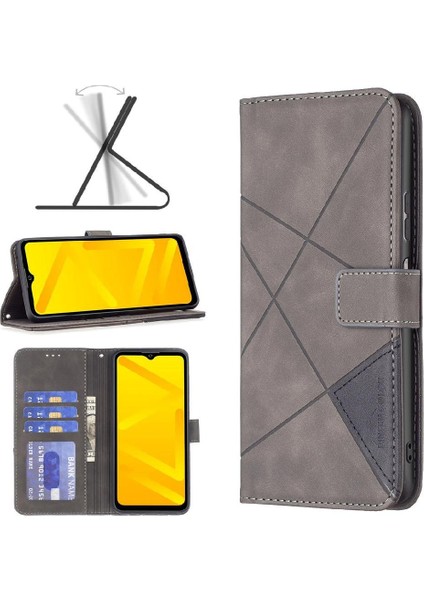 Xiaomi Poco C75 Kart Tutucu Kickstand Darbeye Dayanıklı Manyetik Pu Için Flip Case (Yurt Dışından)