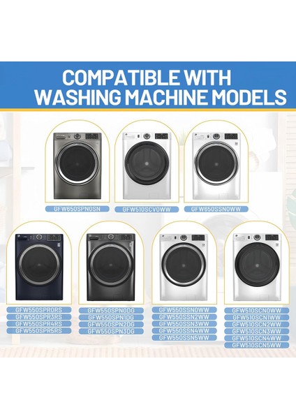 WH05X29521 Ge Çamaşır Makinesi Contası, Çamaşır Makinesi Kapısı Önyükleme Contası Contası Değişimi Çamaşır Makinesi Kapısı Contası (Yurt Dışından) modelleri