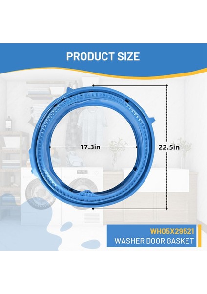 WH05X29521 Ge Çamaşır Makinesi Contası, Çamaşır Makinesi Kapısı Önyükleme Contası Contası Değişimi Çamaşır Makinesi Kapısı Contası (Yurt Dışından) fırsatları