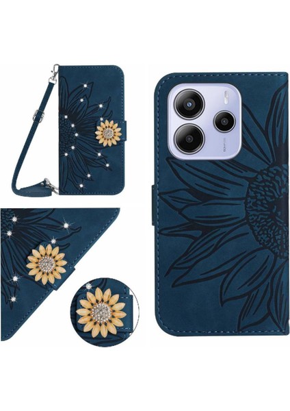 Xiaomi Redmi Note 14 4g Kickstand Koruyucu Deri Cüzdan Için Flip Case (Yurt Dışından)