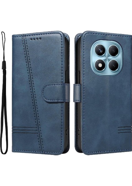 Kredi Kartı Yuvası ile Xiaomi Redmi Not 14 Pro 4g Için Filp Durumda Preslenmiş Pu (Yurt Dışından)