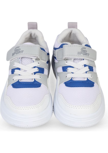 Erkek Çocuk Spor Ayakkabı 26-30 Numara Beyaz-Saks modelleri