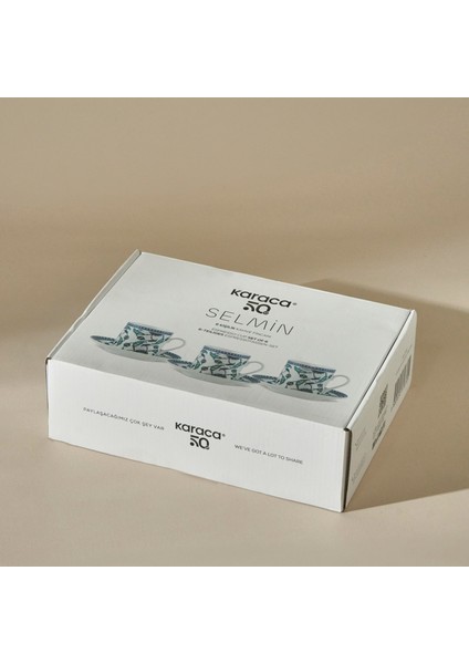 Selmin 6 Kişilik Kahve Fincanı 90 ml