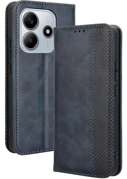 Xiaomi Redmi Note 14 4g Pu Deri Cüzdan Manyetik Kapatma Için Kılıf (Yurt Dışından)