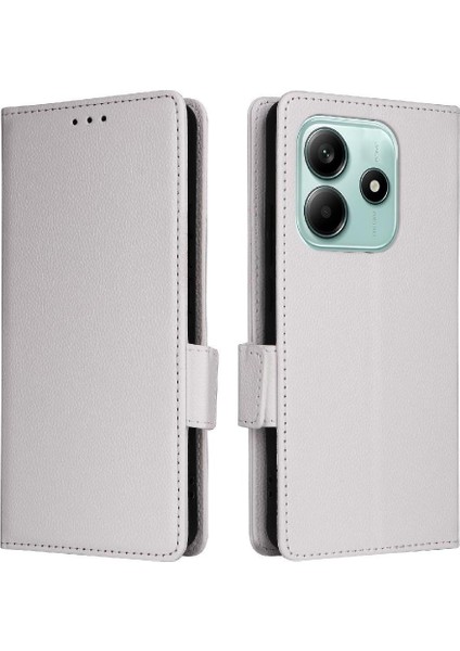 Xiaomi Redmi Note 14 4g Manyetik Kart Yuvaları Tutucu Cüzdan Pu Için Flip Case (Yurt Dışından)