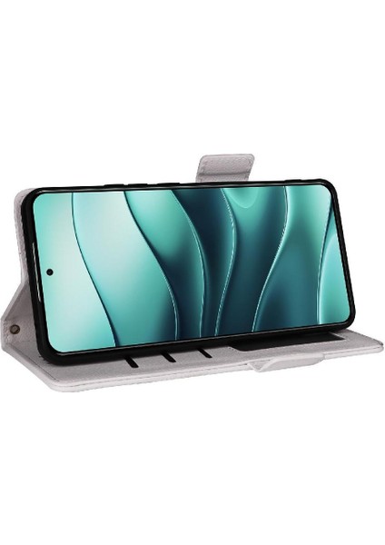 Xiaomi Redmi Note 14 4g Manyetik Kart Yuvaları Tutucu Cüzdan Pu Için Flip Case (Yurt Dışından)