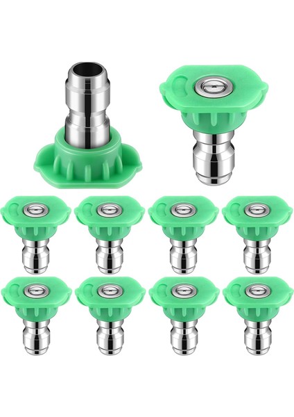 10 Paket 1/4 Inç Basınçlı Yıkama Makinesi Nozul Uçları Hızlı Bağlantı Güç Yıkama Makinesi Uçları Basınçlı Yıkama Makinesi Püskürtme Nozul Uçları Seti (Yurt Dışından)