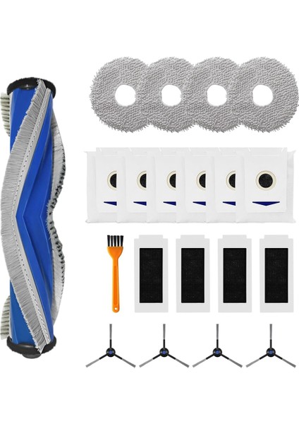 Ecovacs Deebot T30 Pro Omni / T30 Omni / T30 Max Robot Süpürge Ana Yan Fırça Hepa Filtre Paspas Bezi Toz Torbası (Yurt Dışından)