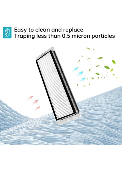 Roborock Qrevo Master Robot Süpürge Ana Yan Fırçalar Hepa Filtreler Paspas Bezi Toz Torbaları (Yurt Dışından) modelleri