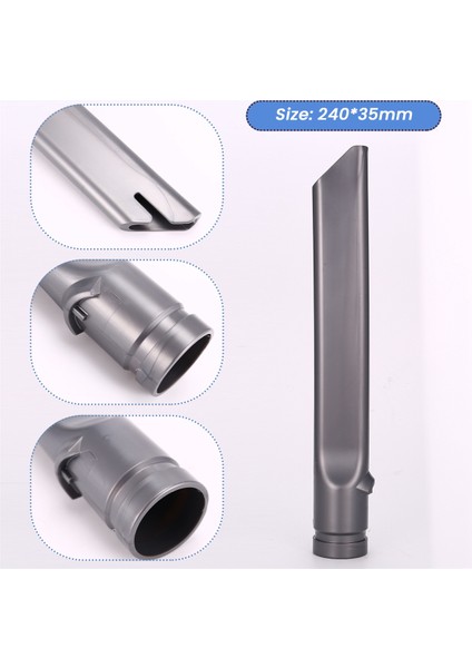 Adet Düz Emiş Nozulu Başlığı Dyson Elektrikli Süpürge Aksesuarları Uzun Düz Emiş DC35 DC45 DC58 DC59 DC62 V6 Fırça Başlığı (Yurt Dışından) fırsatları