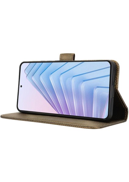 Xiaomi Redmi Note 14 4g Kapak Kickstand Manyetik Cüzdan Kartı Için Kılıf (Yurt Dışından)