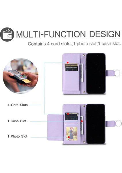 Xiaomi Poco X5 5g Bilek Kayışı Koruyucu Pu Deri Manyetik Için Flip Case (Yurt Dışından) modelleri